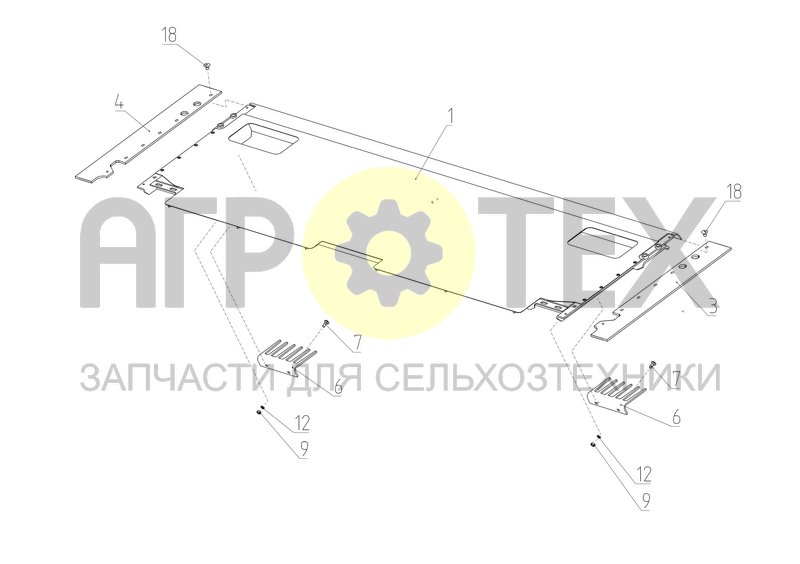 Чертеж Доска транспортирующая (181.21.90.380)